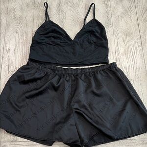 Victoria's Secret Black Pajama Set